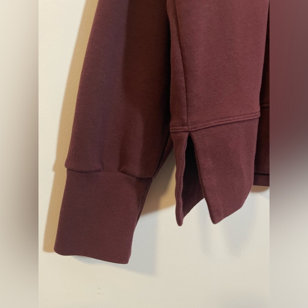 Nike Women's Burgundy Cropped Crewneck Sweatshirt Size XXL EUC - Picture 5 of 12